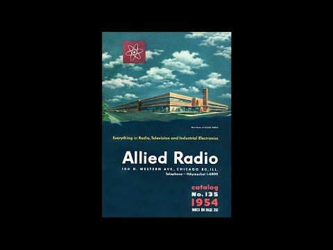 1954 Allied Radio - Everything in Radio, Television & Industrial Electronics Catalog #135