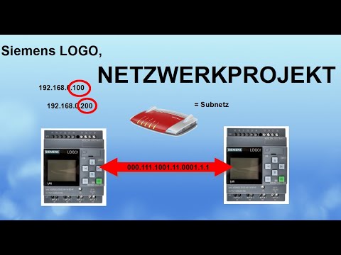 Siemens Logo, Netzwerkprojekt, um verschiedene Logos miteinander zu vernetzen