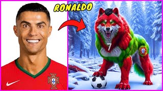 Football Players As WOLF 💁‍♂️➡️ 🦊 Guess Football Player by his BODY, HAIR, SONG❓Ronaldo, Messi MQDEFAULT Thumbnail