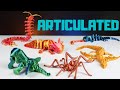 Amazing ARTICULATED 3D Print Animals With Timelapse