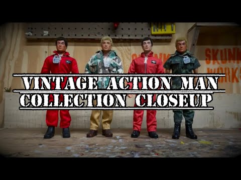 VINTAGE ACTION MAN COLLECTION CLOSEUPS