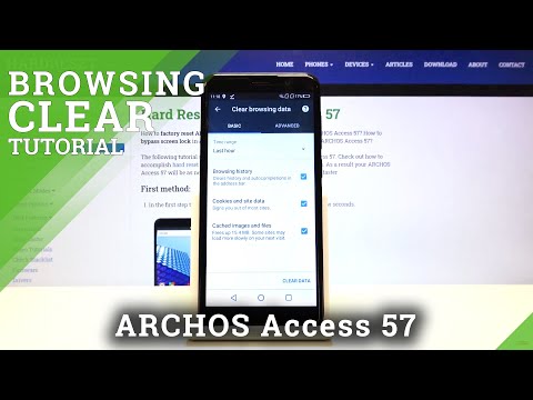 How to Clear Browser Data in ARCHOS Access 57 – Clean Browsing History / Erase Cookies