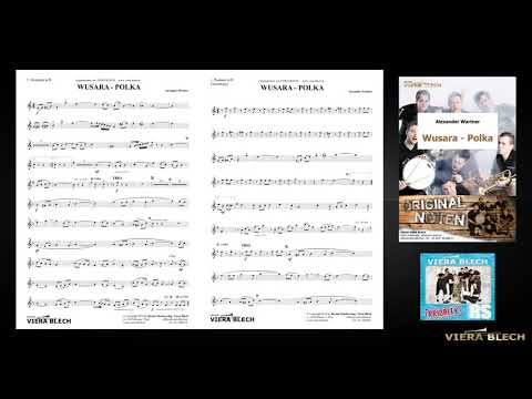 Wusara - Polka | Originalnoten Viera Blech