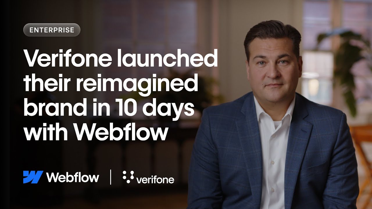 10 Days to Launch a Reimagined Global Brand — How Verifone Did It with Webflow