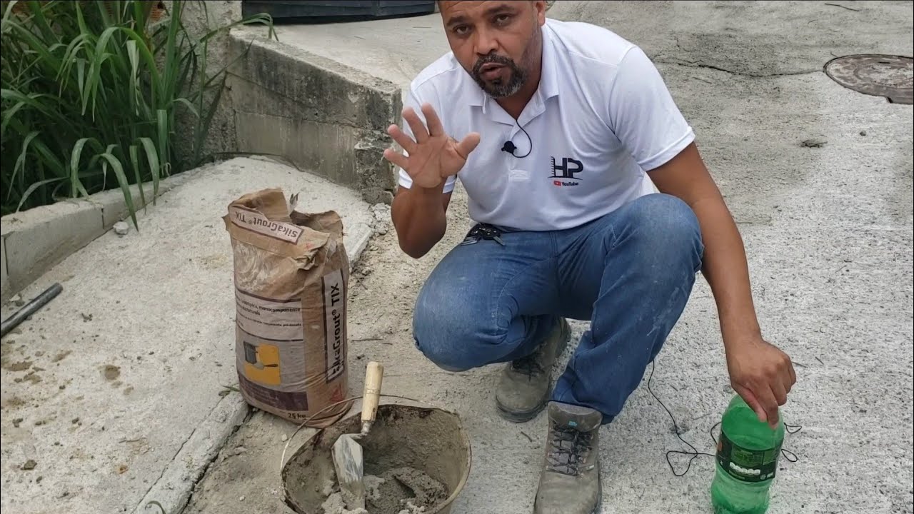 correção de broca com graute tixotrópico segredo revelado.