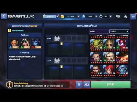 Marvel Future fight Shadowland Stage 20-30 + 1 mal King of The Hill