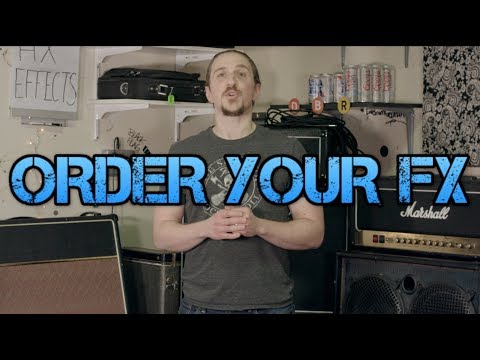 Ordering Your Effects w/Mickey Moxxie (Line 6 HX Effects)