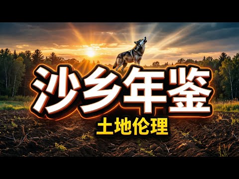 🌍人类必须敬畏自然？《沙乡年鉴》完整版有声书🎧土地伦理学奠基之作｜生态修复实录｜深度认知刷新