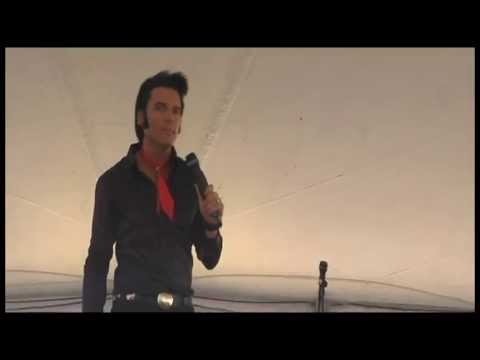Chris Connor as Elvis sings Thats Alright mama at Elvis Week 2012 in Memphis