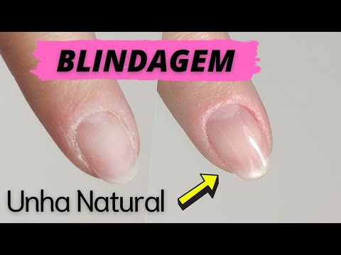 BLINDAGEM EM UNHAS NATURAIS COMO FAZER (Passo a Passo)