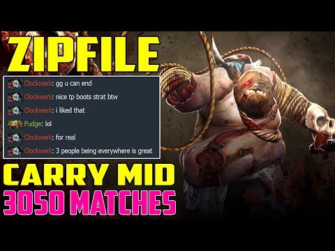 Pudge Carry Mid | Nice TP Boots gank all map | Dota 2 Gameplay 2017