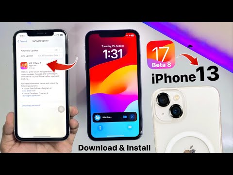 iOS 17 Beta 8 Released - How to Install on iPhone 13 - Whats New