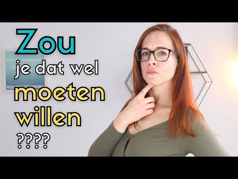 ZOUDEN + other modal verbs. How so say "should", "would" and "could" in DUTCH? (NT2 - B1)