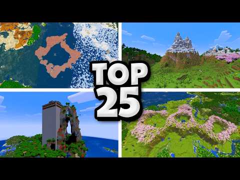 TOP 25 BEST SEEDS for MINECRAFT 1.21.11!