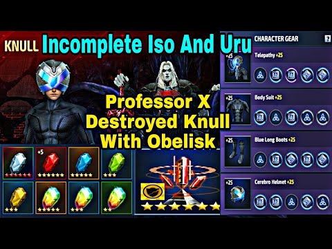 Professor X Destroyed Knull With Normal Build - Marvel Future Fight