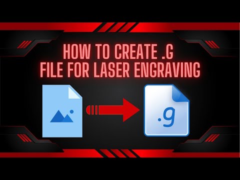 How to create .g file from image for laser engraving