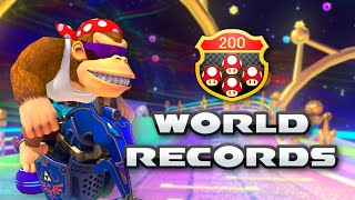 Mario Kart 8 Deluxe - All 200cc World Records (DLC Included)