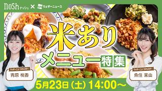 【nosh】主食も一緒に楽しめる！ごはん入りメニューをキャスターがチェック