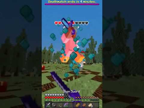 best minecraft player goes crazy in 1v2 💀 #minecraft #hypixel #mcsg