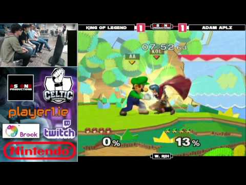 Melee: CT2016 - King Of Legend (Marth) Vs Adam Aplz (Luigi) - Winners Quarters