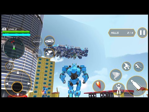 Dragon Robot Police Truck Game - Android Gameplay