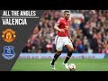 Antonio Valencia v Everton Goal | All The Angles | Manchester United