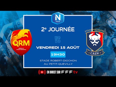 J2 I Quevilly Rouen Métropole vs SM Caen en replay (1-1) I National FFF 2025-2026