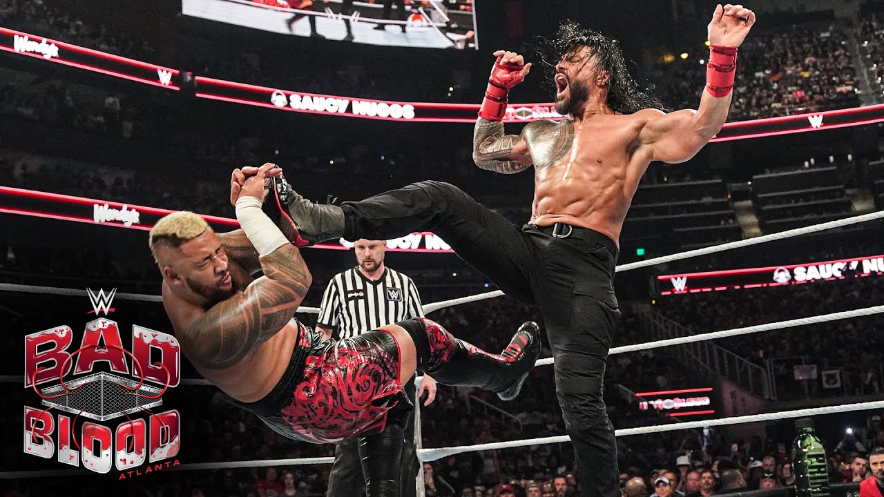 Cody Rhodes & Roman Reigns vs. The Bloodline: Bad Blood 2024 highlights