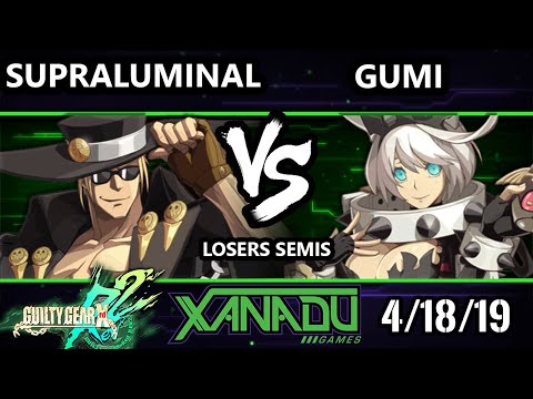 F@X 298 GGXRD2 - Supraluminal (Johnny) Vs. GUMI (Elphelt) - Guilty Gear XRD Rev 2 Losers Semis