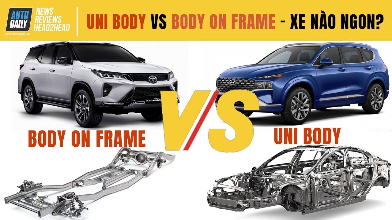Uni body vs Body on frame – XE NÀO NGON?