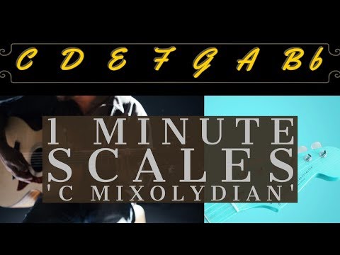 1 Minute Scales C MIXOLYDIAN