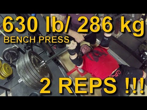 630 X 2 Bench Press PR - James Strickland