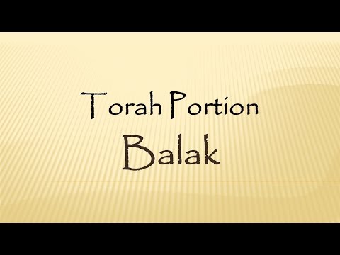 Balak; The Hebrew Understanding of Names