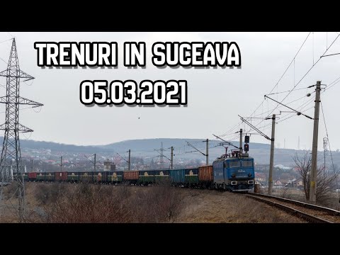 Trenuri in Suceava - 05.03.2021 - Trains in Suceava