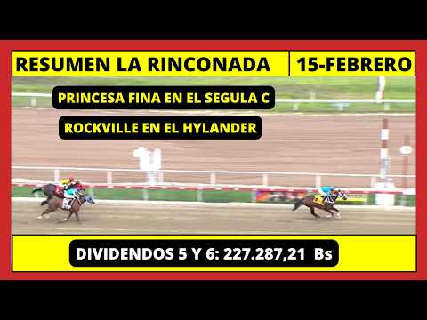 RESUMEN COMPLETO👉LA RINCONADA INH HOY DOMINGO 15 DE FEBRERO DE 2026