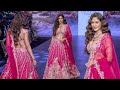 Mrunal Thakur Walking The Ramp In Gorgeous Bridal Look At Bombay Times Fashion Week 2024