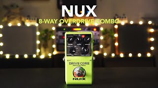 Video thumbnail for NUX // Drive Core Deluxe MKII (Wasabi Drive) 8-Way Overdrive (Demo) by Pedal of the Day