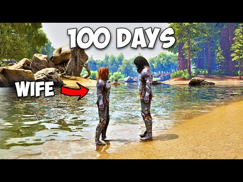 Me And My WIFE Play 100 Days Of ARK SURVIVAL EVOLVED!!! [1/10]