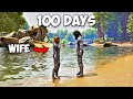 Me And My WIFE Play 100 Days Of ARK SURVIVAL EVOLVED 1 10