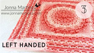 LEFT | PART 3 | How To Crochet | High Tide Waves Blanket | BebaBlanket