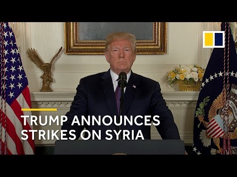 Donald Trump announces strikes on Syria