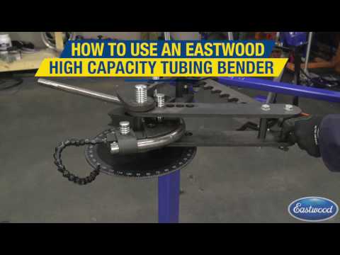 How to Bend Tubing for Roll Cages - Go Cart Chassis & More! High Capacity Tubing Bender - Eastwood