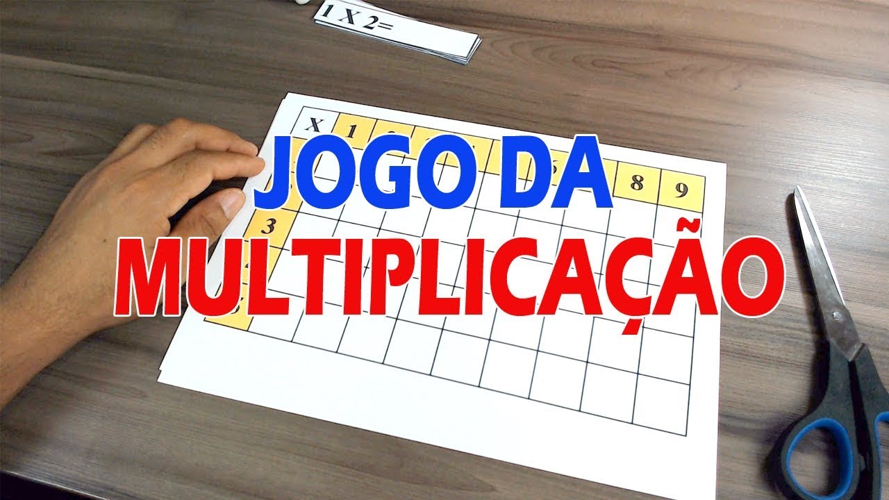 Jogo da Multiplicação - [CONSTRUÇÃO E APRESENTAÇÃO DO JOGO] | Prof. Alberto