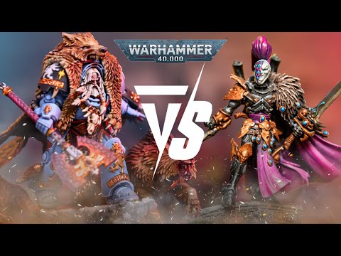 Space Wolves Vs Harlequins: 2000pts Warhammer 40K Battle Report