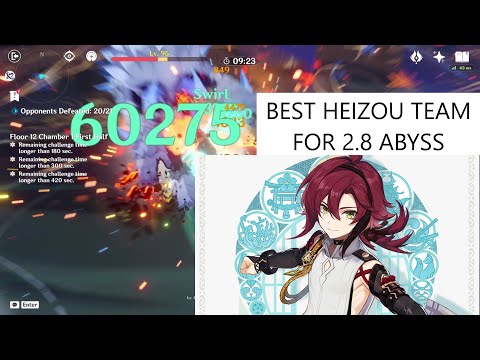 Heizou's best team in the 2.8 Spiral Abyss!
