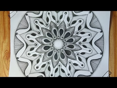 Pattern 420|Zentangle|Zentangle art|Zenfloral art|Zendoodle art|Zendala art|Doodle art|Floral art