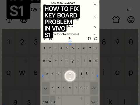 HOW TO FIX KEYBOARD PROBLEM IN VIVO S1 IN 2022/#SHORTS