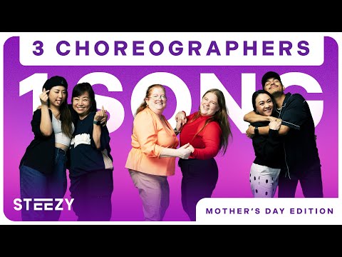 3 Dancers Choreograph To The Same Song ft. Their Moms (Mother's Day Edition)