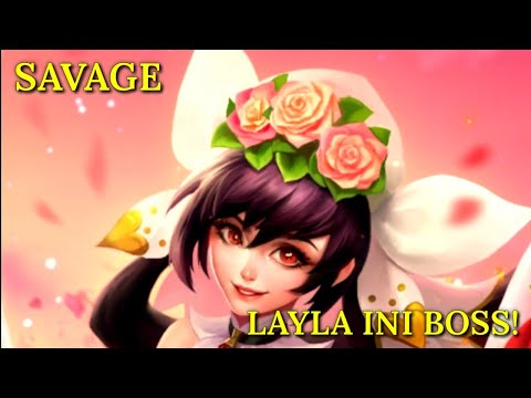 Layla Savage DAMAGE HACK #mobilelegends