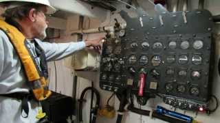 preview picture of video 'PT Boat Engine Pre Startup Engine Checks Higgins PT658 Portland OR'